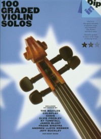 100 graded violin solos - okładka książki