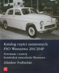 Katalog części zamiennych FSO Warszawa - okładka książki