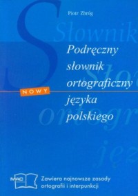 Podręczny słownik ortograficzny - okładka książki