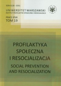 Profilaktyka społeczna i resocjalizacja. - okładka książki