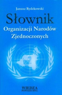 Słownik Organizacji Narodów Zjednoczonych - okładka książki