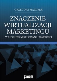Znaczenie wirtualizacji marketingu - okładka książki