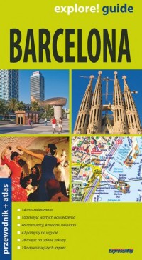 Barcelona. Przewodnik + atlas - okładka książki