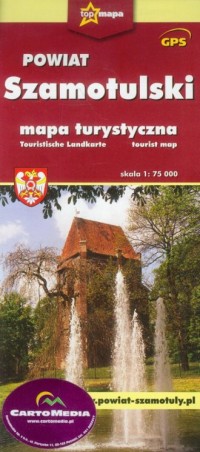 Powiat Szamotulski. Mapa turystyczna - okładka książki