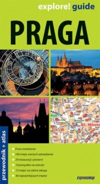 Praga 2w1. Przewodnik atlas - okładka książki