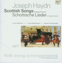 Scottish Songs for George Thomson - okładka płyty