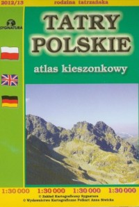 Tatry Polskie. Atlas kieszonkowy - okładka książki