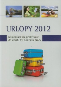 Urlopy 2012 - okładka książki