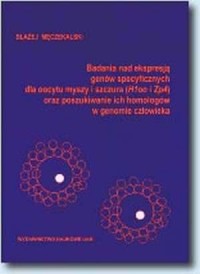 Badania nad ekspresją genów specyficznych - okładka książki