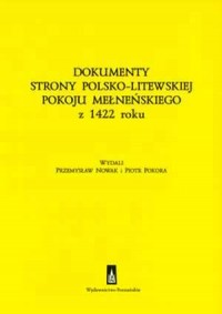 Dokumenty strony polsko-litewskiej - okładka książki