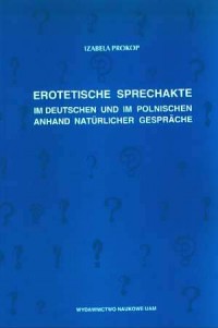 Erotetische Sprechakte im deutschen - okładka książki