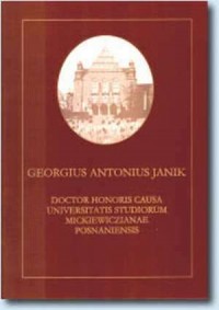 Georgius Antonius Janik - okładka książki