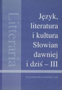 Język, literatura i kultura Słowian - okładka książki
