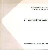 O niedoskonałości - okładka książki