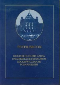 Peter Brook. Doctor Honoris Causa - okładka książki
