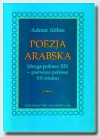 Poezja arabska (II połowa XIX w. - okładka książki