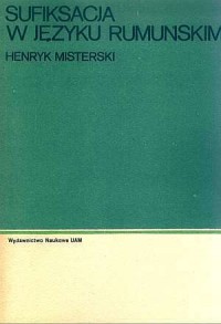 Sufiksacja w języku rumuńskim - okładka książki