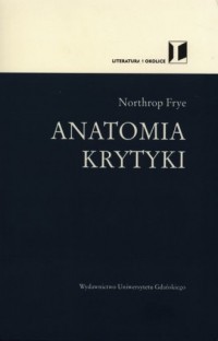 Anatomia krytyki - okładka książki