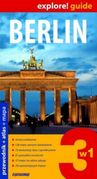 Berlin. Przewodnik + atlas + mapa - okładka książki