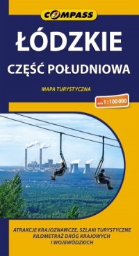 Łódzkie część południowa. Mapa - okładka książki