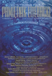 Pamiętnik Literacki 2/2012 - okładka książki