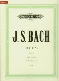 Partitas Nos 1-3 BWV 825-827 - okładka książki