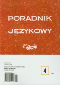 Poradnik językowy 4/2012 - okładka książki