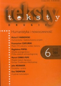 Teksty drugie 6/2011. Humanistyka - okładka książki