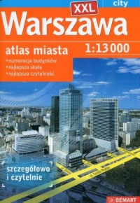 Warszawa XXL. Atlas miasta (skala - okładka książki