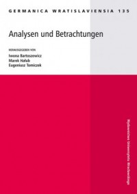 Analysen und Betrachtungen - okładka książki