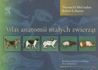 Atlas anatomii małych zwierząt - okładka książki