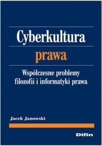 Cyberkultura prawa - okładka książki