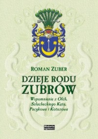 Dzieje rodu Zubrów - okładka książki