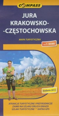Jura Krakowsko-Częstochowska. Mapa - okładka książki