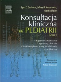 Konsultacja kliniczna w pediatrii. - okładka książki
