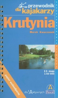 Krutynia, przewodnik dla kajakarzy - okładka książki