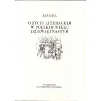 O życiu literackim w polskim wieku - okładka książki