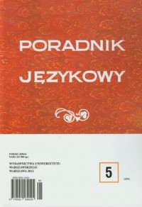 Poradnik językowy 5/2012 - okładka książki