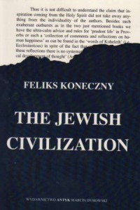 The Jewish Civilization - okładka książki