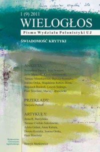 Wielogłos. Pismo Wydziału Polonistyki - okładka książki