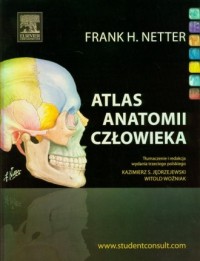Atlas anatomii człowieka - okładka książki