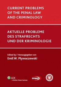 Current problems of the penal law - okładka książki