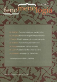 Fenomenologia nr 8/2010 - okładka książki