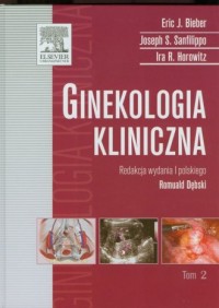 Ginekologia kliniczna. Tom 2 - okładka książki