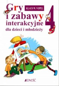 Gry i zabawy interakcyjne dla dzieci - okładka książki