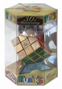 Kostka Rubika drewniana - zdjęcie zabawki, gry