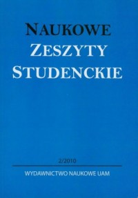 Naukowe Zeszyty Studenckie 2/2010 - okładka książki