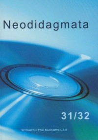 Neodidagmata 31/32 - okładka książki