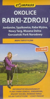 Okolice Rabki Zdroju. Mapa turystyczna - okładka książki