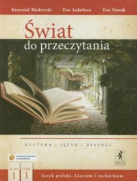 Świat do przeczytania. Język polski. - okładka podręcznika